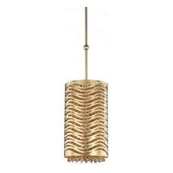 Schonbek Shadow Dance Wavelength Heirloom Gold Pendant - Pendant Lighting