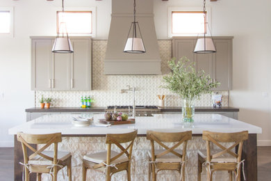 Kitchen - transitional kitchen idea in Austin