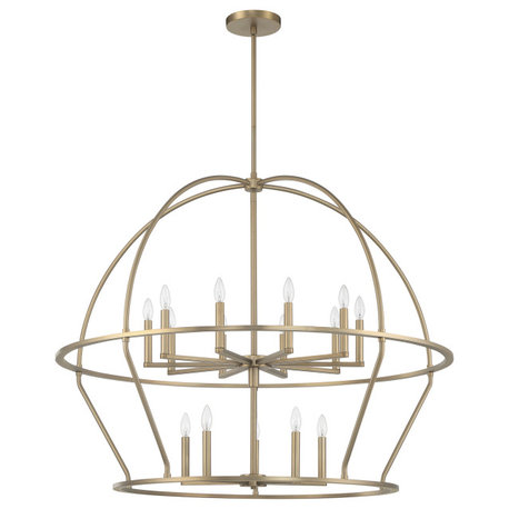 Abbott 15 Light Vibrant Gold Chandelier