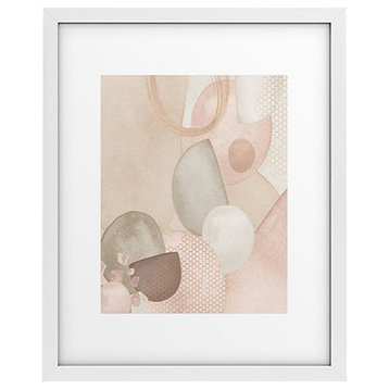 Sheila Wenzel-Ganny Pastel Shapes Patterns Framed Art Print, 24x36"