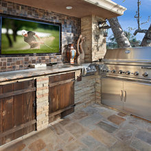 Outdoor cook area