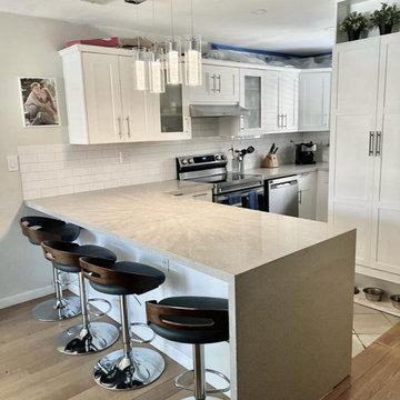 Open Up Kitchen in Concord Condo - Open Floor Plan, Removal of Water Heater