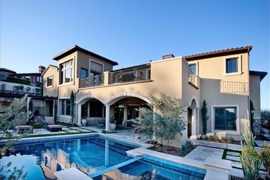 Inspiration for a mediterranean patio remodel in Orange County