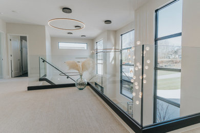 Example of a minimalist hallway design in Grand Rapids