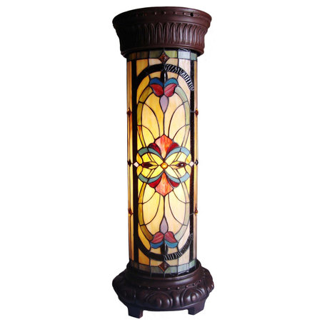 Ruby Spectacle 2-Light Victorian Pedestal Fixture