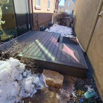 Floating Side-Yard Deck Installation