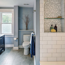 Blue bathroom