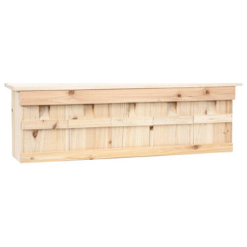 vidaXL Sparrow House Nest Box with 5 Rooms for Outdoor Garden Solid Wood Fir
