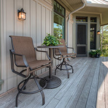house overhangs in beadboard