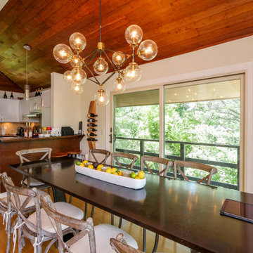 Splendid Dining Room and Kitchen with New Patio Door and Window - Renewal by And