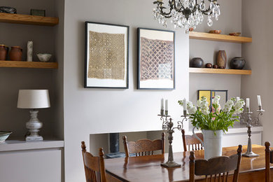 Photo of a farmhouse dining room in London.