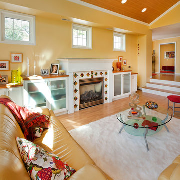 A bright, colorful North Dakota home