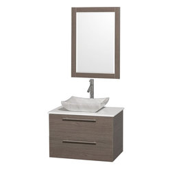 Gray Oak Bathroom Vanities - Bathroom Vanities And Sink Consoles