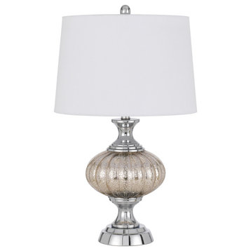 Ossona Metal And Glass Table Lamp