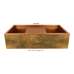 Sunforest Farmhouse Apron Patina - Kitchen Sinks