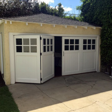 Bi-fold Carriage Doors with Marine Composite - Los Angeles, CA