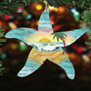 Starfish Scenic Ornament, Set of 3