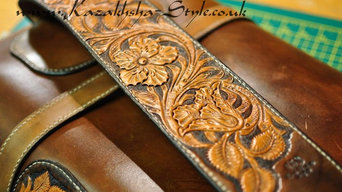 Rifle leather case
