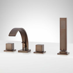 DELGADO ROMAN TUB FAUCET AND HAND SHOWER - Tub And Shower Faucet Sets