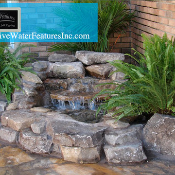 Small pool waterfall