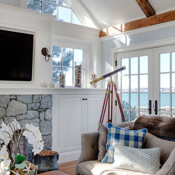 Family Room overlooking the water