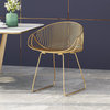 Alice Modern Glam Iron Dining Chair