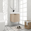 BNK 18" Wall Mounted Bath Vanity, Ceramic Sink Set
