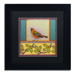 Black Napped Oriole Canvas Artwork Global Gallery Chris Paschke 24 x 24