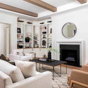 Living Room by Pike Properties - Charlotte Custom Home