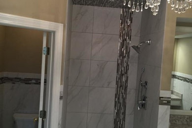 Example of a trendy bathroom design in Other