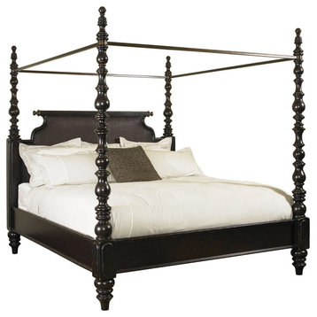 Tommy Bahama, Kingstown Sovereign Queen Poster Bed