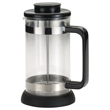 Coffee And Tea 8-Cup Riviera French Press With Coaster And Scoop, Black