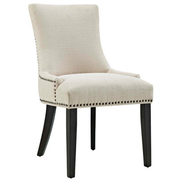 Marquis Upholstered Fabric Dining Chair, Beige