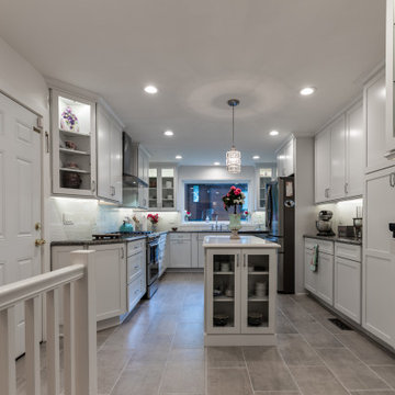 Amazing Kitchen Expansion and Remodel Brightens up Home in Arlington, VA