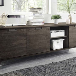 Modern Italian Lowboard Palma Wenge by LC Mobili - $799.00 - Buffets And Sideboards