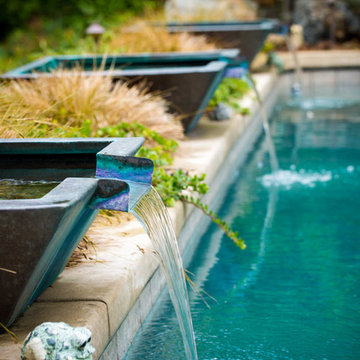 Copper Pots Water Feature