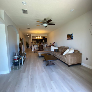 Residential | LVP Quincy Oaks & Tile Slate White