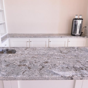 Ash Blue granite kitchen & bar