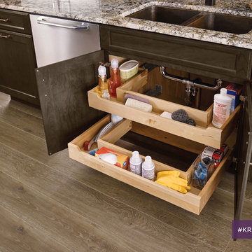 KraftMaid: Sink Base with Roll-Out Trays