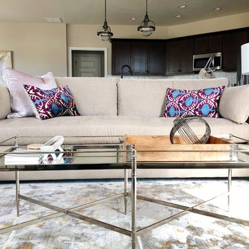 Model home with a touch of Glam