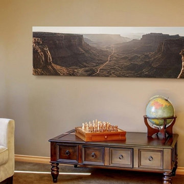 Soft Sunlight on the Canyon Cliffs in Canyonlands National Park, Utah, by Circle