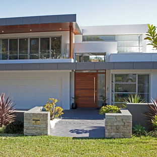 Moderne Häuser mit Backsteinfassade Ideen, Design & Bilder - Juli 2020