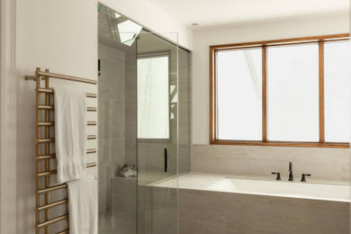 Bathroom - traditional bathroom idea in Calgary