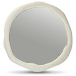 Meridian Furniture - Armada Aluminum Mirror, Cream, 36" W D x 36" H - Indulge in the allure of the Cream Armada Mirror by Meridian Furniture. Its captivating design and luxurious Cream elevate any space with effortless elegance. Crafted with precision and durability in mind, this stunning piece becomes the focal point of gatherings, fostering moments of connection and warmth. Embrace sophistication and style with the Armada Mirror, a testament to exquisite taste and timeless beauty.
