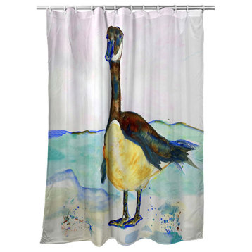 Betsy Drake Betsy's Goose Shower Curtain