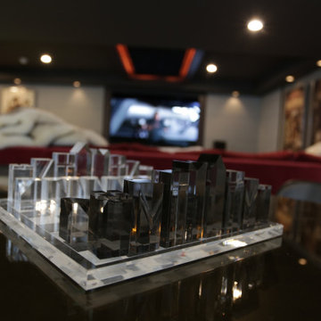 Quentin Tarantino Inspired Lower Level Lounge