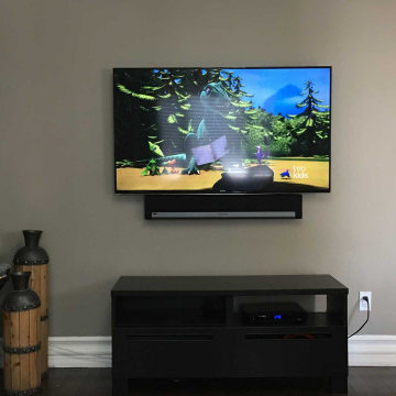 Sound bar installation - Soundbar mounting & setup