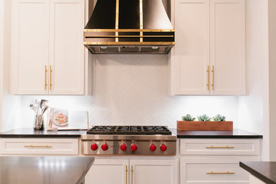 Inspiration for a transitional kitchen remodel in Dallas
