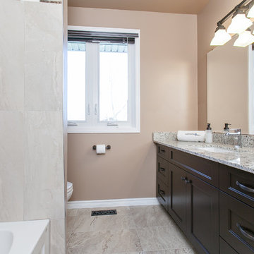 Elgant bathroom with separate toilet room