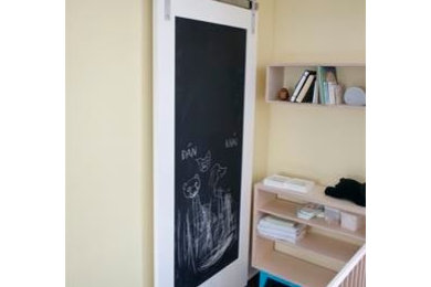 Barn door hardware